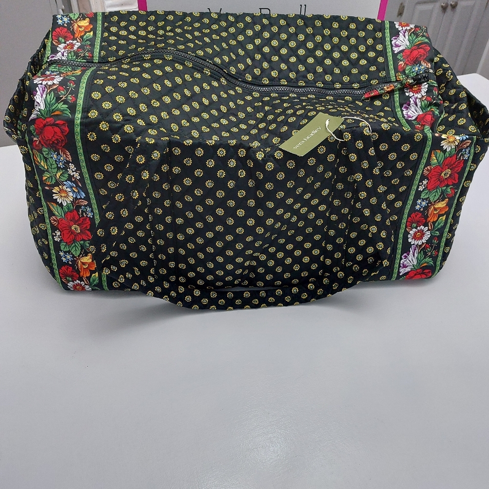 Large Original Duffel Heritage Collection Vibrant Black NWT
